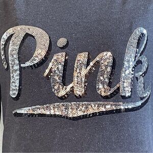 PINK Victoria’s Secret Sequin Bling Hoodie Jacket Sweater Sweatshirt